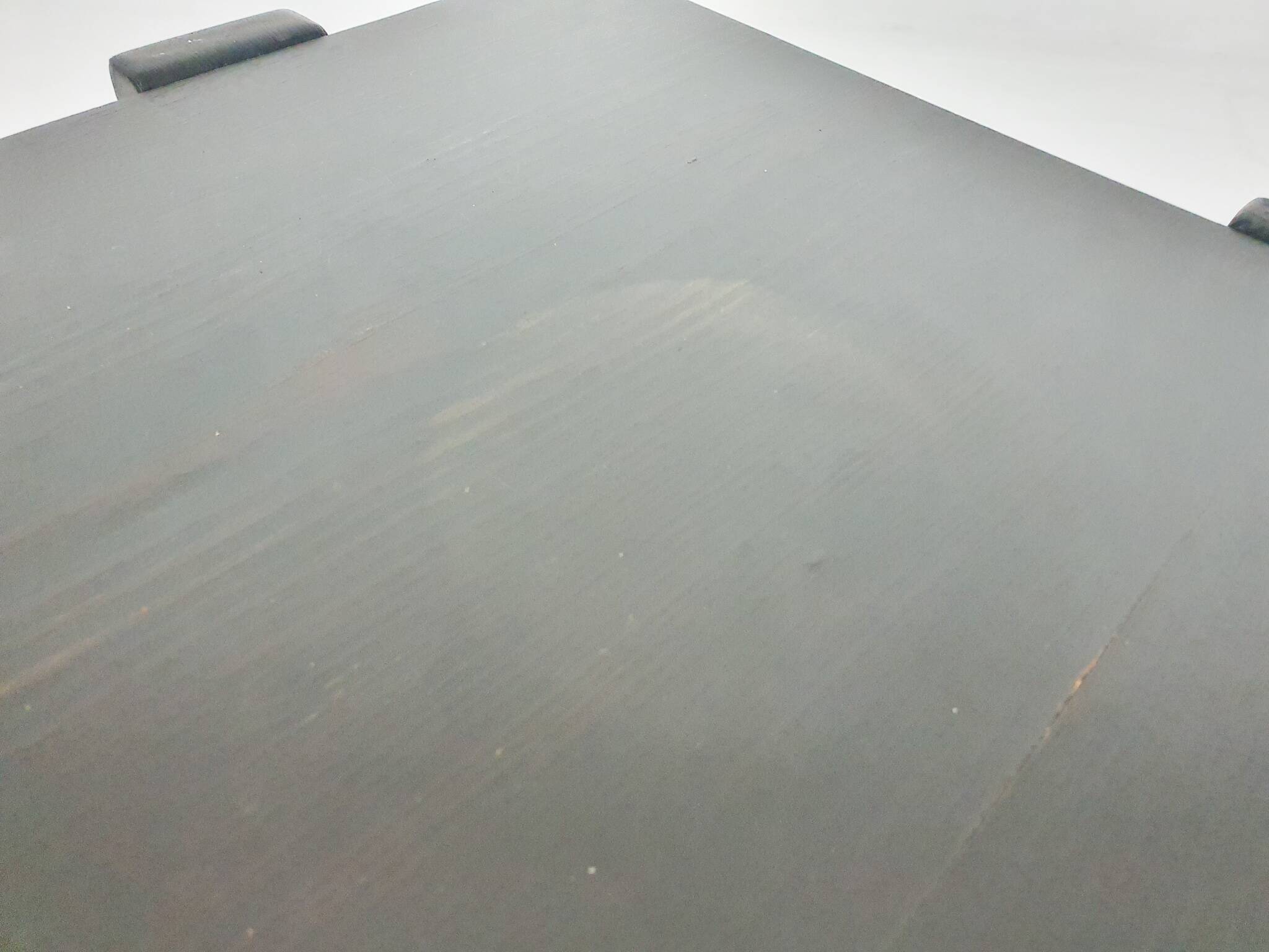 Dark brown square side table in the style of Porada Arredi, 1960's