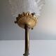 Bronze and pressed glass wall light. 1940