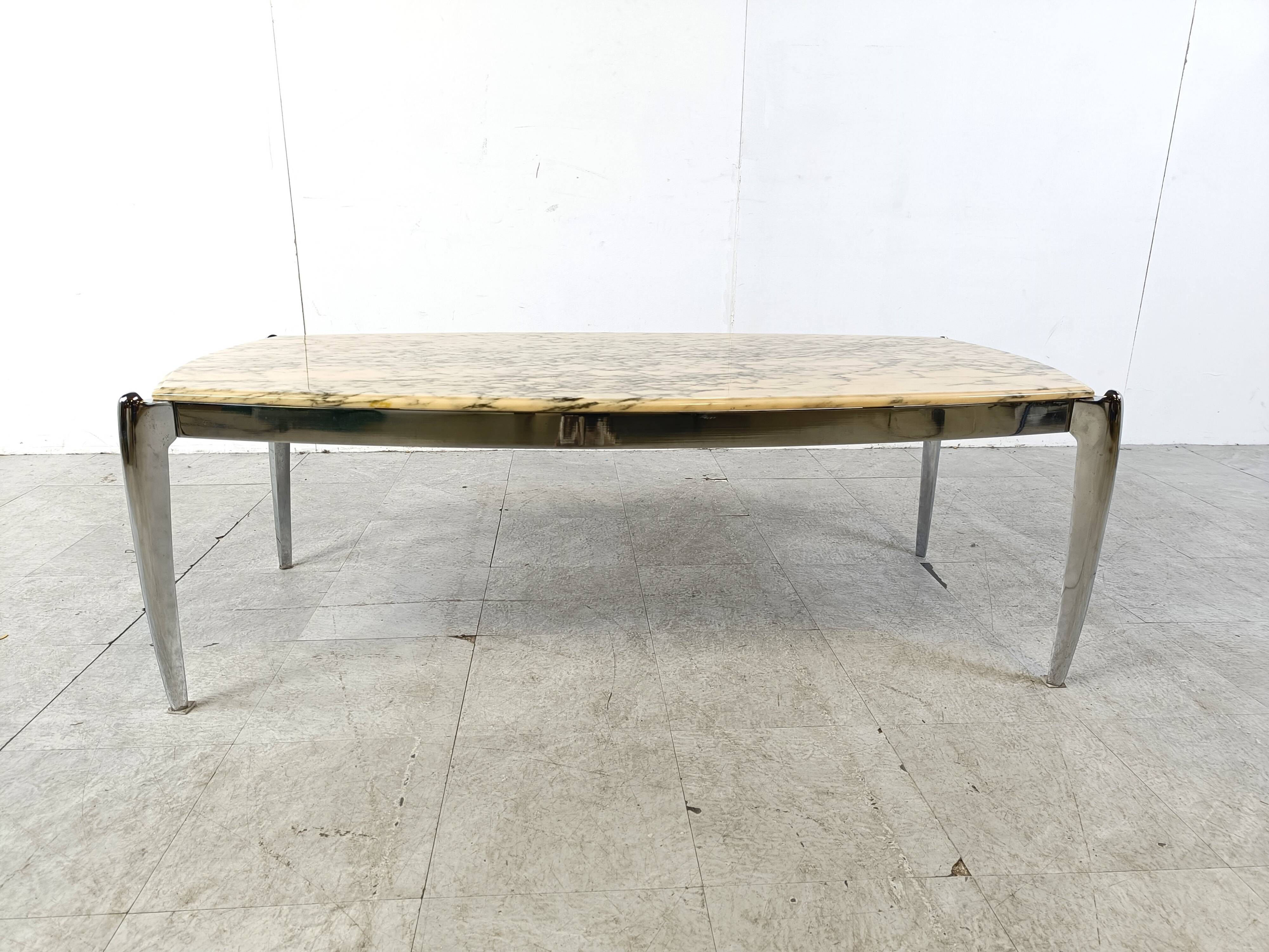 Vintage marble coffee table, 1970s