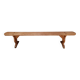 Solid wood farm bench (cherry)
