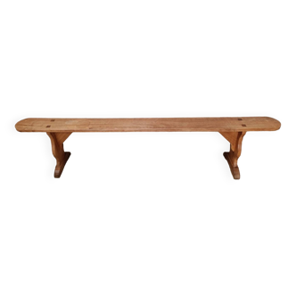 Solid wood farm bench (cherry)