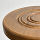 Tabouret tripode ancien en bois torsadé