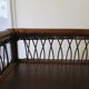 Bookcase - Bibus - 3 levels - woven rattan - bamboo - Vintage - 70s