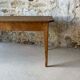 Antique wooden table with tapered legs – 200 cm