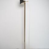 Floor lamp in gilded brass