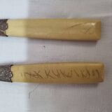 Bakelite handle knives, early 20th century