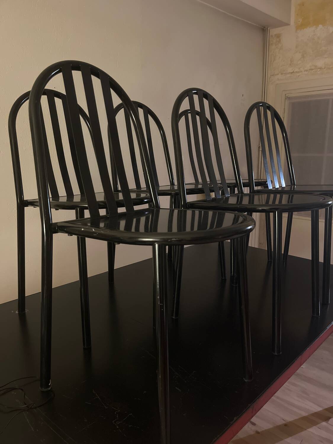 Set of 6 Robert Mallet Stevens chairs