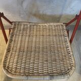 Set of 3 rattan chairs