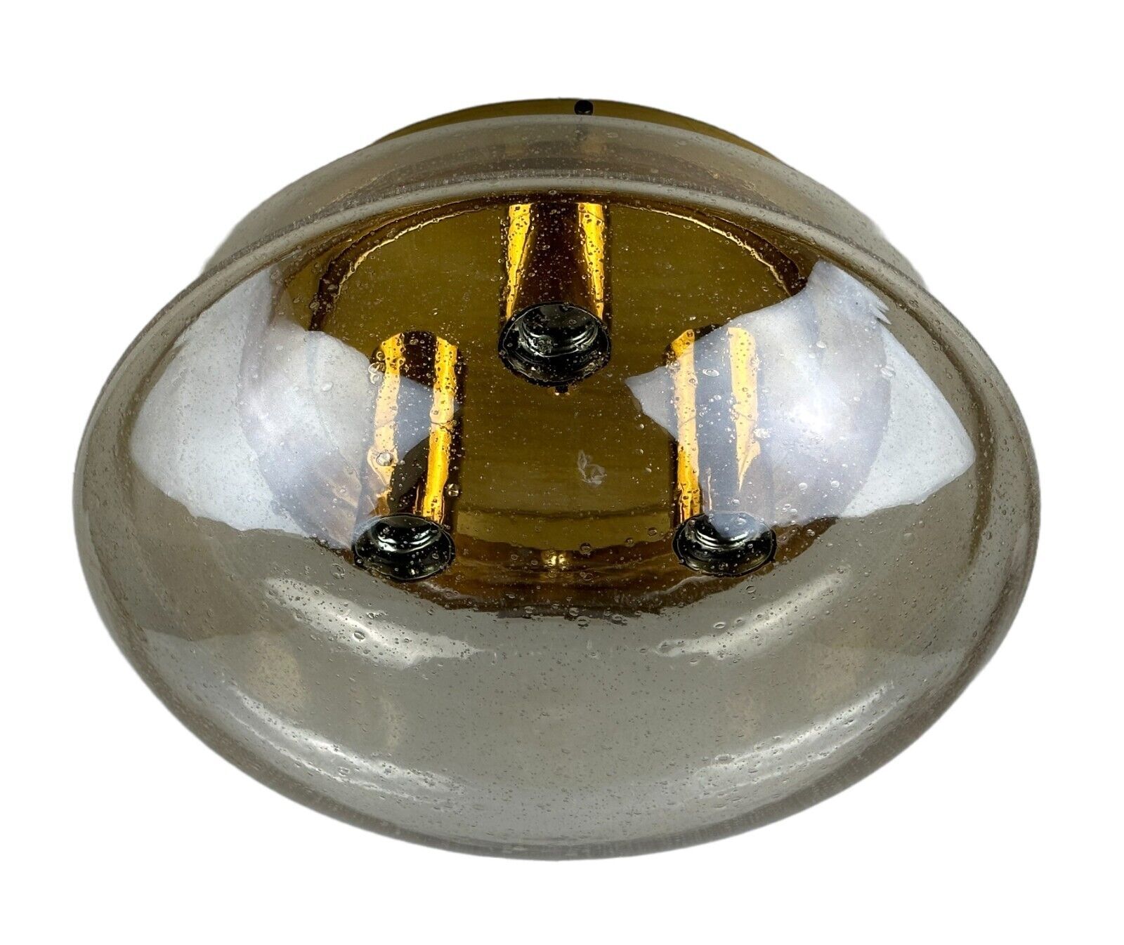 Plafonnier 60s 70s Limburg Glashütte verre space age design