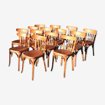 Lot de 8 chaises bistrot Baumann