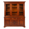 English Wooden Bookcase Cabinet, 1950s