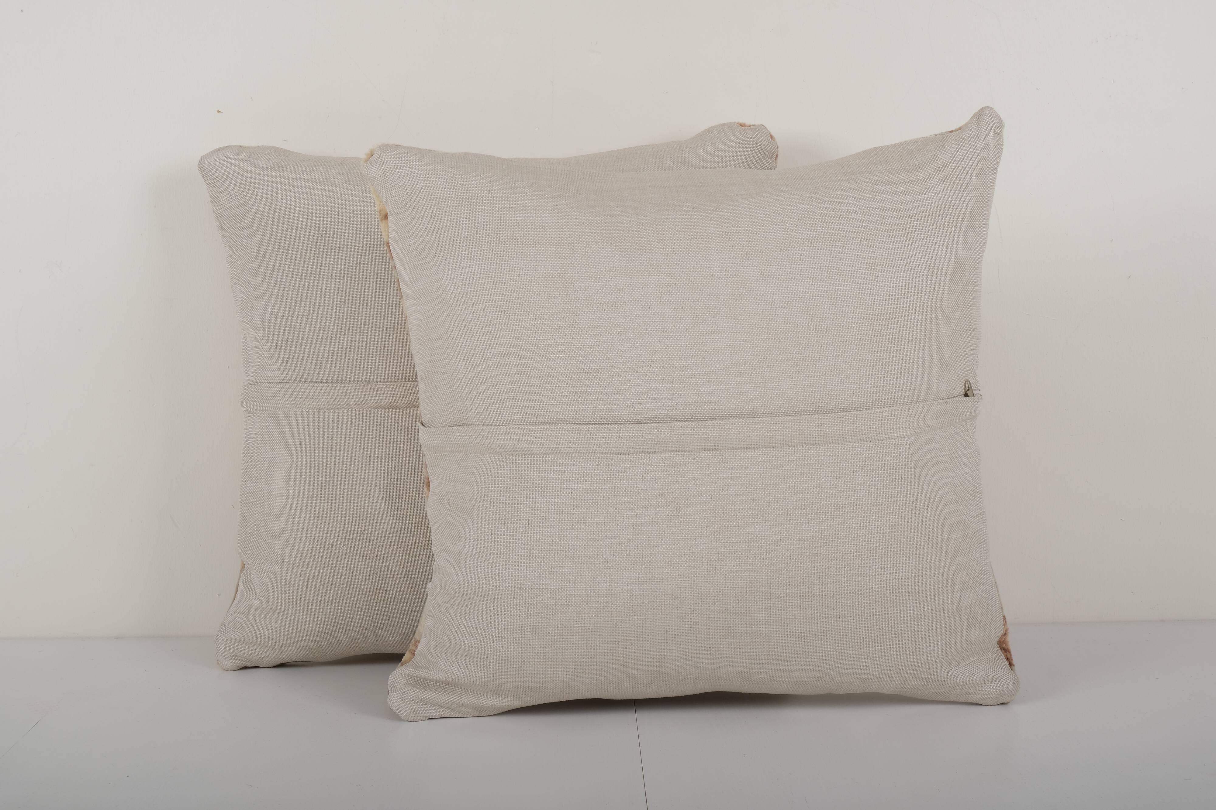 Anatolian carpet rug pillows