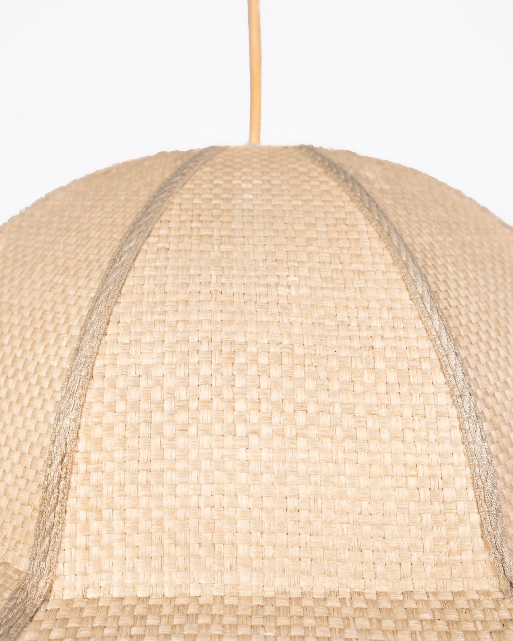 Suspension in natural raffia, France, 1960s