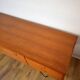 Scandinavian sideboard teak and metal row