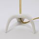 White brass desk or table lamp in the Louis Kalff style from the 1950s.