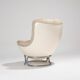 MICHEL CADESTIN KARATE LEATHER ARMCHAIR, 1970s