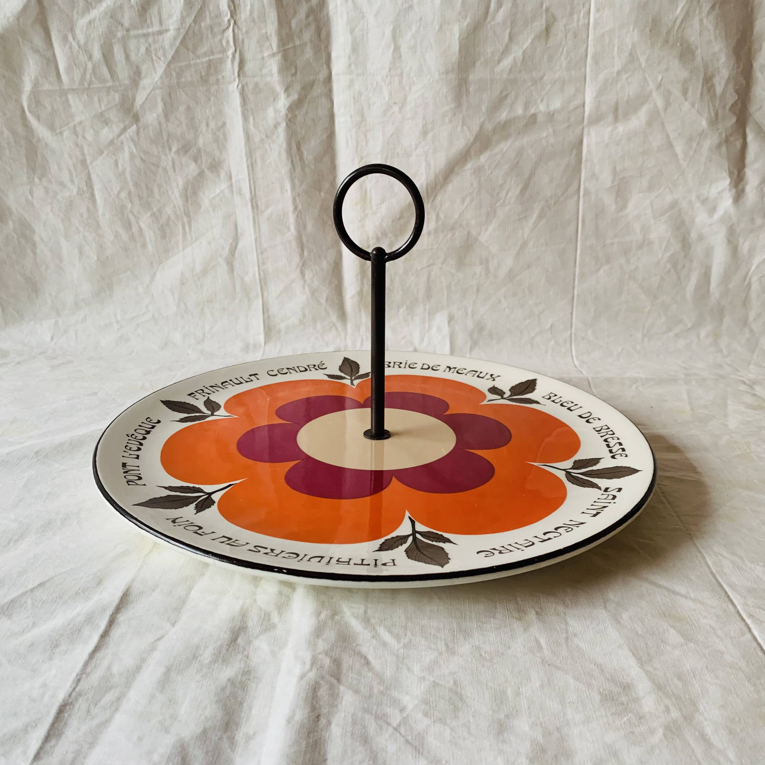 Vintage Gien cheese board - Harmonie series