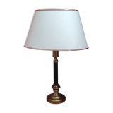 Living room lamp in gilded and black bronze