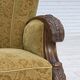 1960s, Danish armchair, furniture wool, solid oak wood.