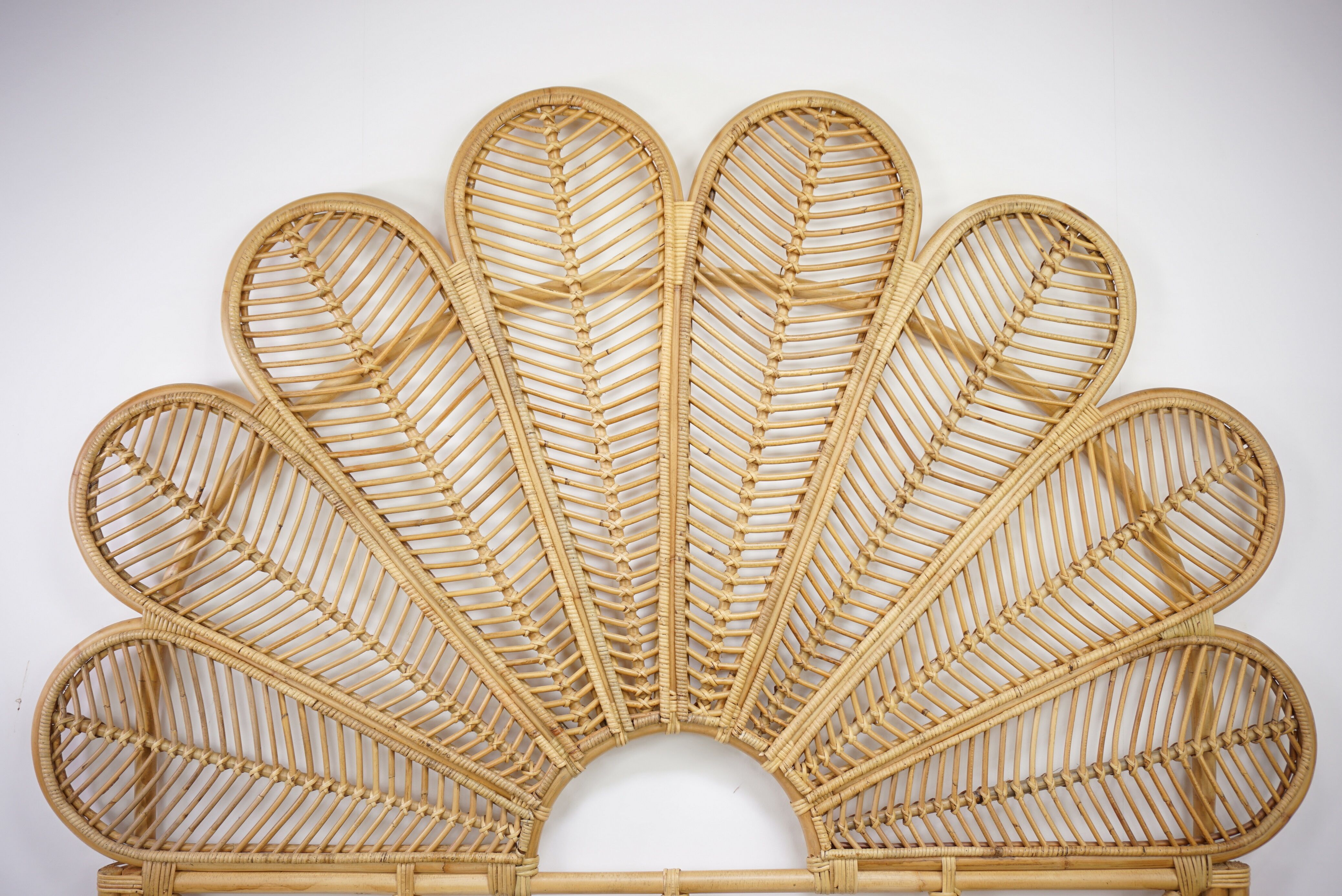 Rattan headboard