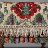 Early 20th Century Wood & Fabric footstool, France
