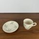 Set of 6 vintage cups + saucers, flower pattern, Germany