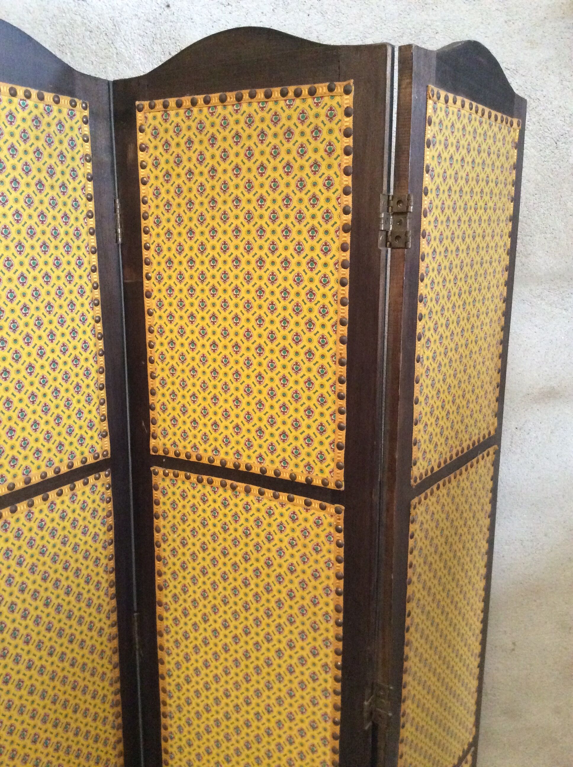 Vintage wood screen 1960