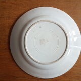 Plate with decoration of flowers