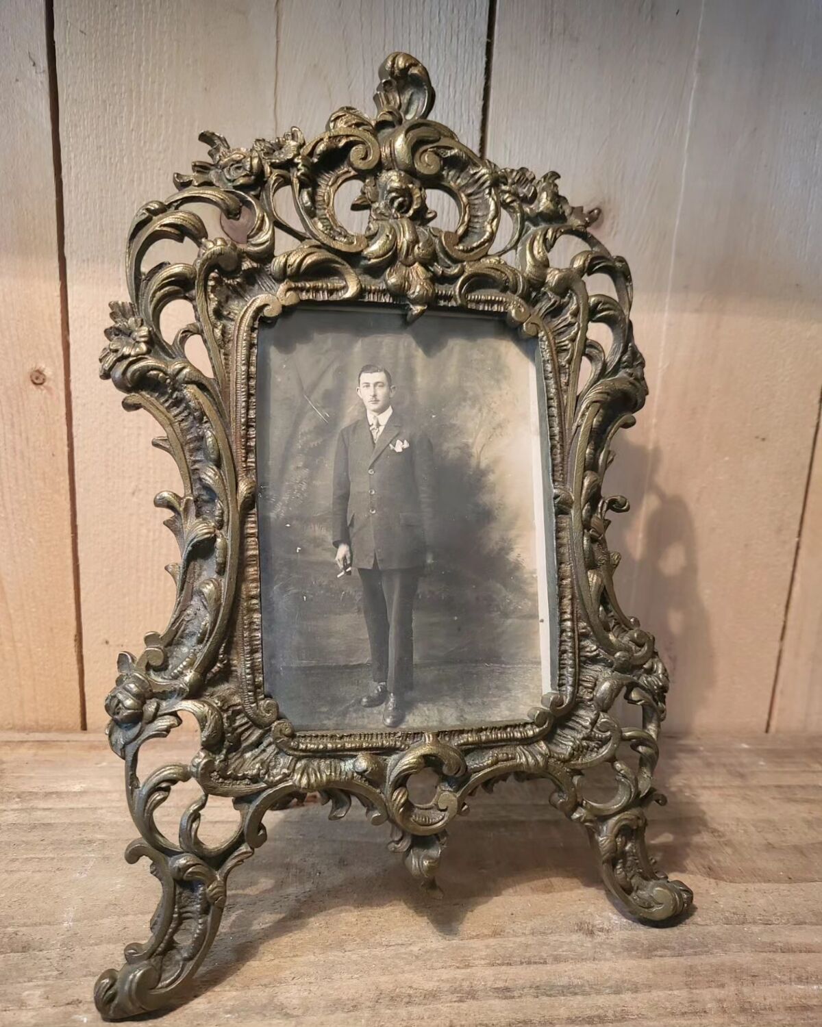 Cadre photo bronze