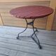 Lot de 2 tables rondes de jardin
