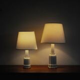 Lampes de table danoises classiques Heiberg en porcelaine