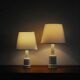 Lampes de table danoises classiques Heiberg en porcelaine