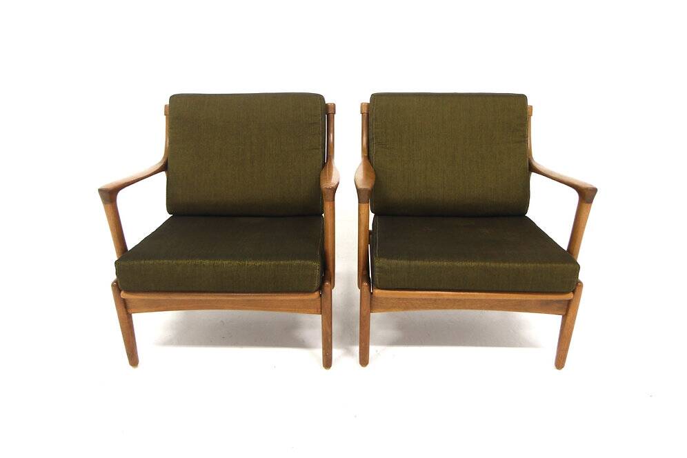Set of 2 "Kuba" armchairs, Bröderna Anderssons, Sweden, 1960