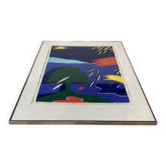 Lithograph 2 "BENT KARL JAKOBSEN".