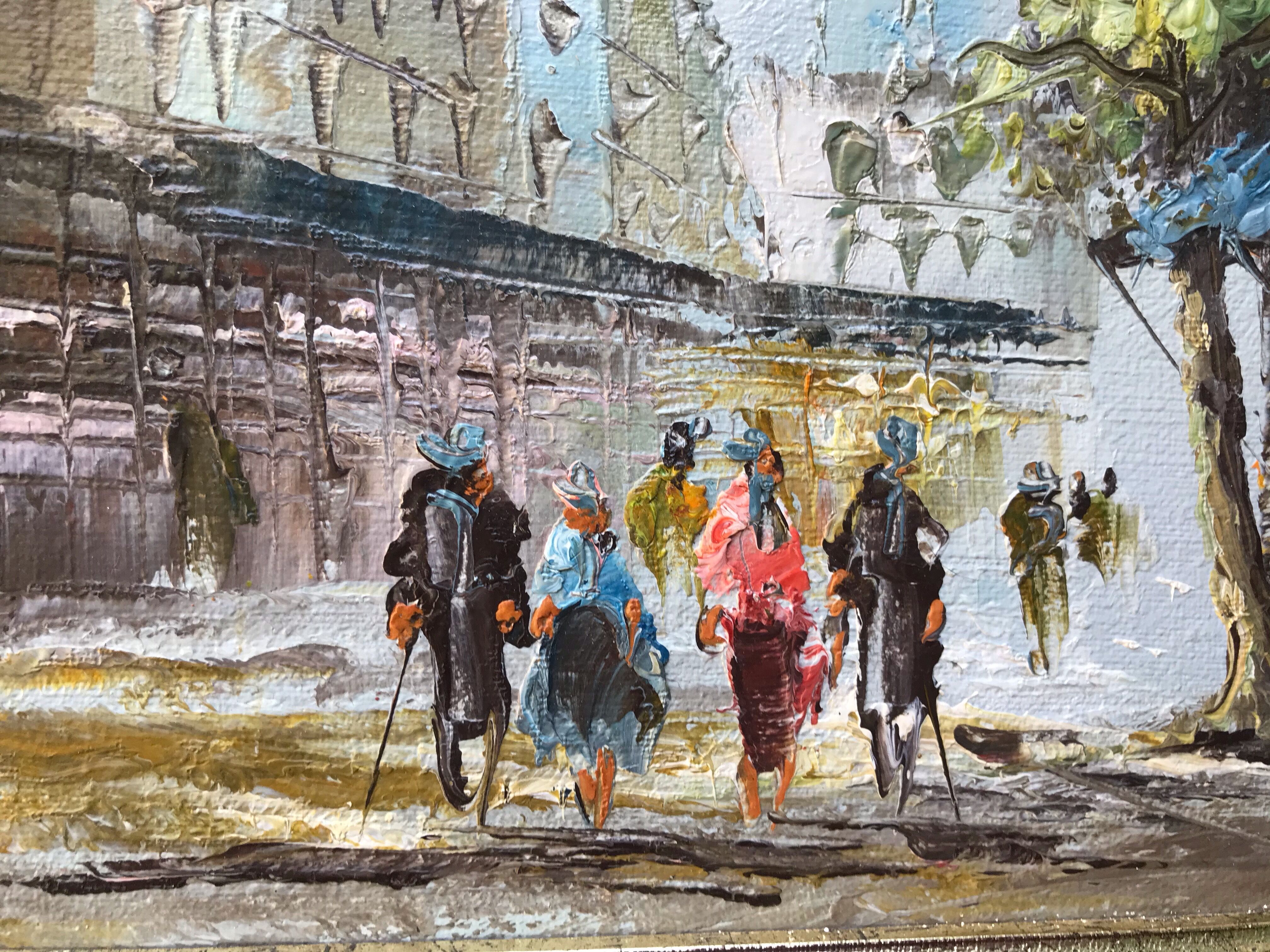 Parisian animated scene by Burnett