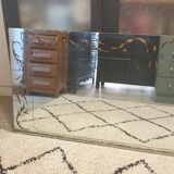 Miroir eglomisé art déco 180×72