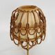 Rattan lamp in the style of Louis Sognot from the 1950s.