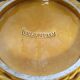 Vallauris' yellow and green ceramic plate
