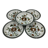 Set of 5 Boch Argenteuil soup plates