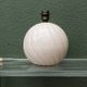 Twisted ball lamp in cracked ceramic, 1980s