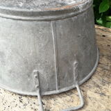 Washing basin diam41cm in zinc garden