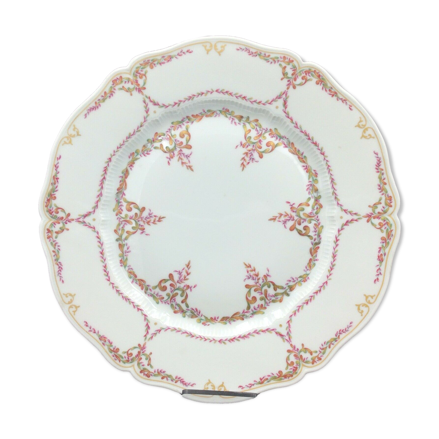 Haviland limoges plate model carignan porcelain