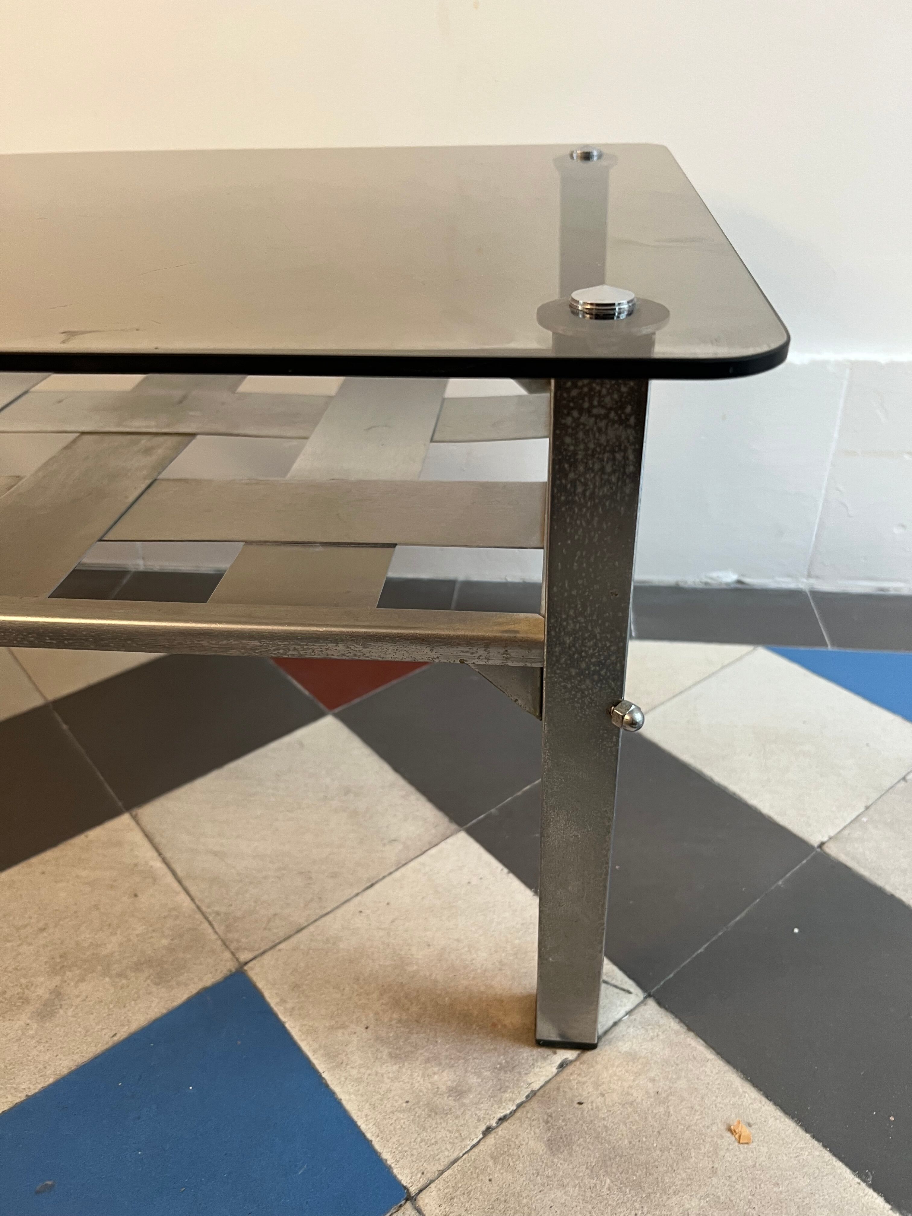 Vintage coffee table design 1970.