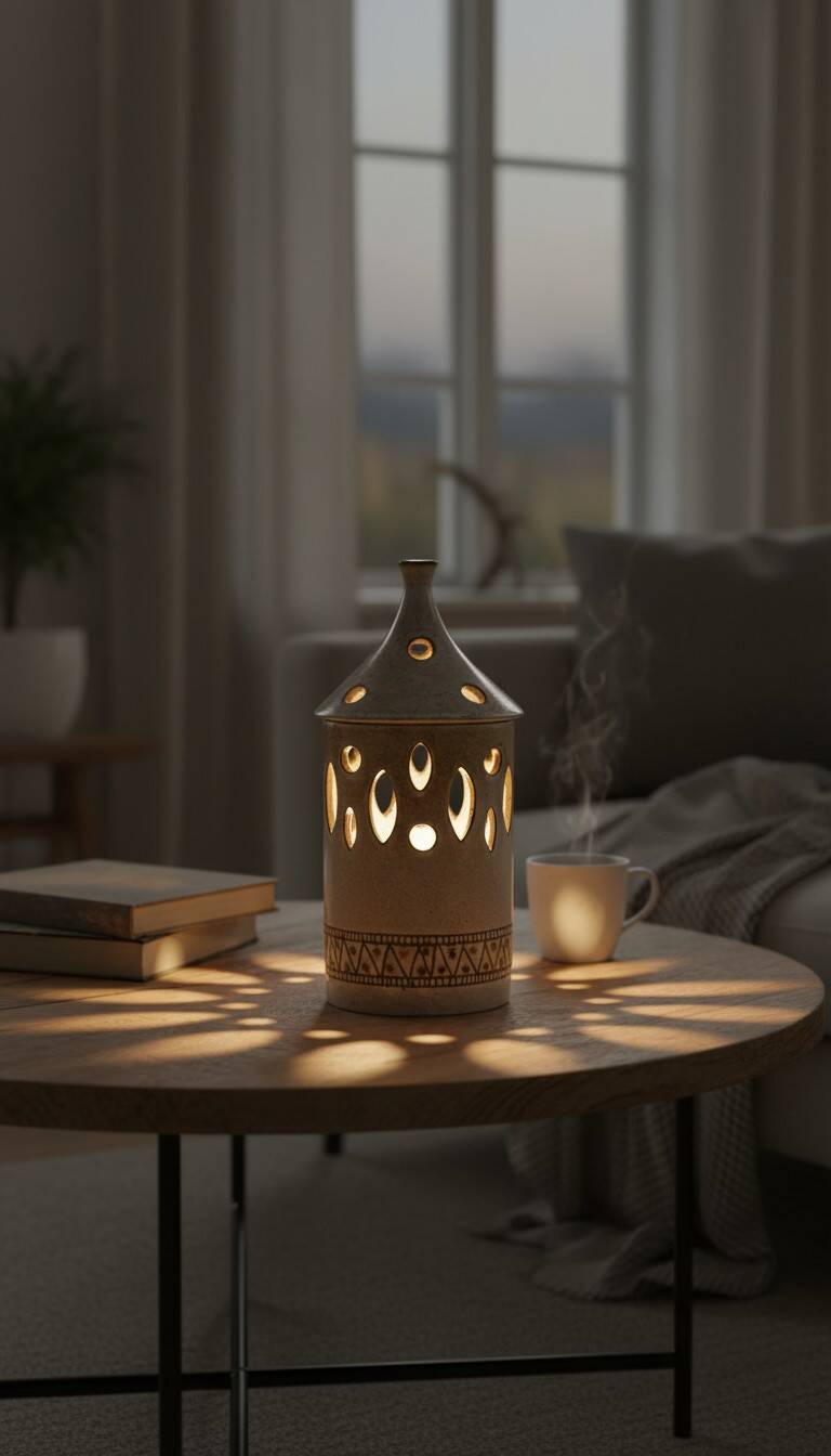 Ceramic lantern "La Fagoterie"