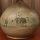 Jacques Blin ceramic lamp, bird model