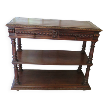 Antique Console Table - Display Furniture - Henry II - Late 19th Century