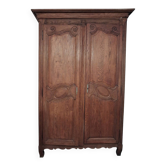 Norman oak stripped wardrobe
