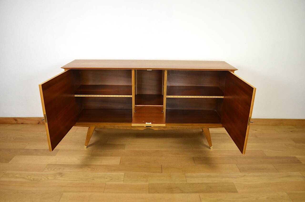Vintage 1950/1960 Golden Oak Compass Leg Sideboard