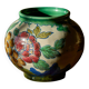 Vase early 20th century floral decoration Gouda