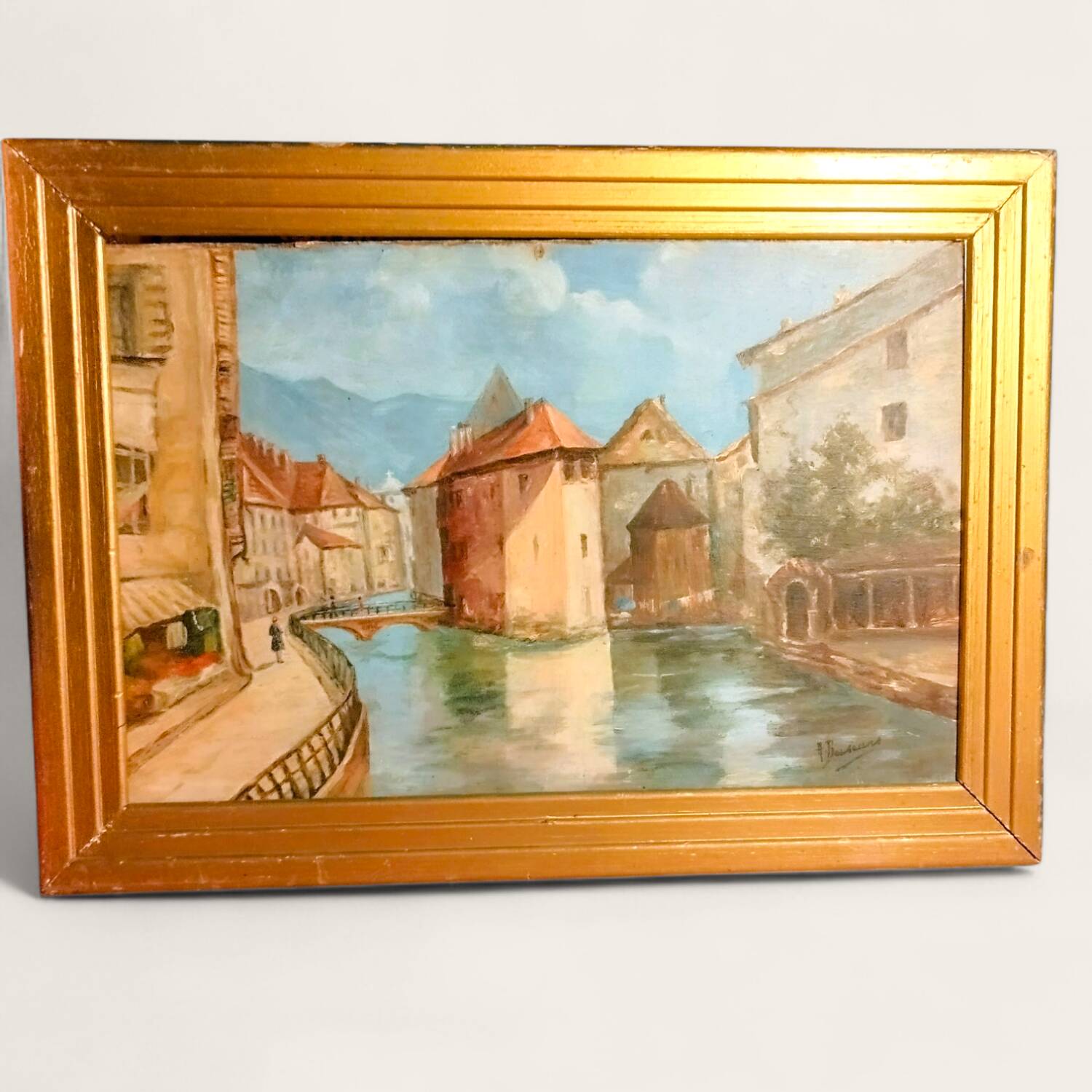 Oil on panel h. bassard